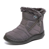 Boots Women's Boots Non-slip Women Winter Boots Fur Warm Ankle Boots For Women Down waterproof Booties Botas Mujer
