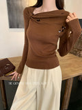 Fongt Xixi 2025 Autumn White Standard Temperament Wool Kinesi Flower Bottoming Lady Set On The Coat Woman 25384