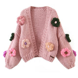 Knitted Chunky Cardigan-Outfit