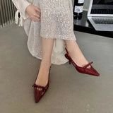 Fongt Black Temperament High-Heeled Sandals And Fairy Shoes 2025 New Spring And Summer French Dress Single Shoes