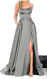 Fongt Solid-Color Bridesmaids Wear Long Dresses With Thin Shoulders And Girlfriend Fashion Bridesmaids Evening