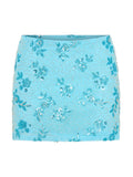 Fongt Summer New Women's Fashion Hottie Starfish Decorated Sleeveless Vest Leek Skirt Set