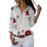 Sleeve Women Blouses 2021 Plus Size Turn-down Collar Blouse Shirt Casual Tops Elegant Work Wear Chiffon Shirts