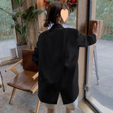 Fongt Autumn Dress New Sense Chic Gray Small Suit Jacket Female Small Person Design Sense Niche Suit-Outfit