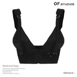 Fongt New Close Waisted Metal Adjustable Vest Accessory Blouse 1549