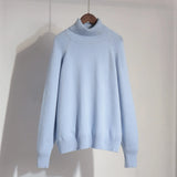Sweater 2024 Autumn And Winter New Temperament Elegant Commuting Versatile Solid Color Inserted Rotator Sleeve Sweater-Outfit