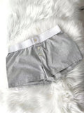 Women Soft Cotton Front Buttons Shorts 2023 Summer Vintage Low Waist Female Chic Bottoms-Outfit