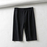 Fongt New Sports Bodybuilding Tight Five Solid Color Running Pants Women's Wear-Outfit
