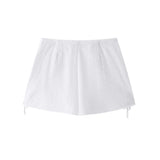 Summer Style Hollowed-Out Embroidered Shirt 8399300 Casual Shorts 8390300-Outfit
