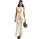 Fongt Summer New Women's Fashion Bodysuit Body Armor Solid Dress Dress Dress Suit
