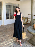 Fongt Xixi 13 Lines 2025 Summer New Elegant Temperament Embroidered High-Rise Thin Dress Dress Women 88280