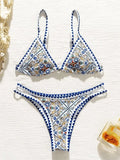 Majolica Print Holiday Bikini Set-Outfit