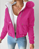 Fongt 2025 Casual Jacket With Thick Hairy Bribute Jacket