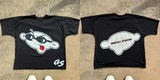 T-Shirt Hip-Hop Fun Cartoon Pattern Printing Oversized T-Shirt Original Gothic Cotton Short Sleeves-Outfit