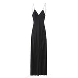 New Silk Satin Texture Lingerie Sexy Dress 8325840-Outfit