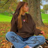Round Neck Sweatshirt-Outfit