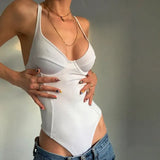 Backless Top Women Sleeveless Skinny