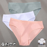 Panties Jacquard Design Pattern Women Panties Underwear Sexy Female Lingerie Briefs Solid Color Intimate Pantys for