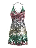 Fongt Woman 2025 Spring New Sexy Spice Girl Temperament V-Neck High-Waisted Glide Short Sling