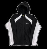 Fongt Trench Coat Embroidered Corteiz Windproof Jacket Zipper Hoodie()
