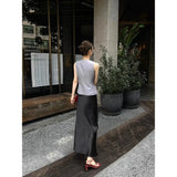 Fongt Old Money Wind To Close The Waist Round Vest Women 2025 Summer Design Feeling Slimming Niche Clad Summer