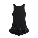 Fongt Women's Clothing Explosion Fashion White Sleeveless Short-Sleeved Long-Sleeved Dress