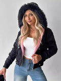 Fongt 2025 Casual Jacket With Thick Hairy Bribute Jacket