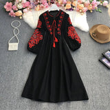 Fongt Gentle Wind V Collar Horn Sleeves With Waist Swing Lotus Leaf-Side Dress Female Pendant 0515