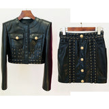 Fongt New Star Fashion Necker Heavy Industry Rope Repair Short Leather Jacket Jacket Jacket