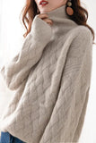 turtleneck cashmere sweater new style languid breeze