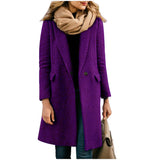 Fongt Autumn And Winter New Products Burst The Long Hair Of The Female Coat Dark Button Niot Jacket