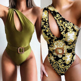 Fongt Popular Bikini One-Piece Swimsuit-Outfit