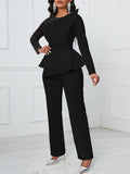 Fongt New Long-Sleeved Temperament Mesh Splicing Nail Beads Thin Banquet Large-Size Jumpsuit