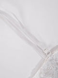 Satin Draped Lace Bralette Top-Outfit