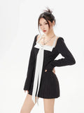 Lace Strap Bow Mini