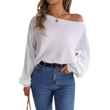 Fongt Shooting 2025 Autumn And Winter Casual Relaxation Solid Color Bat Sleeve Sweater Women's Clothing