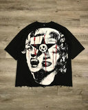 Men's T-Shirts Oversized Graphics Gothic Harajuku Short-Sleeved Men's T-Shirts Y2k Top Friends-Outfit