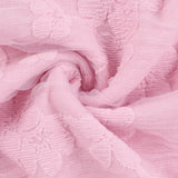 Pink Long Sleeve Floral Design Maxi Dress-Outfit