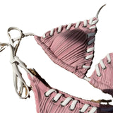 2024 New Small Fresh Sweet Individual Split Swimsuit Bikini