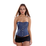 Blue Cowboys Bunset Ladies Bunch Shashatop Corset-Outfit