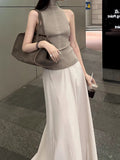 Fongt Aesthetics Multi-Color Design Sense Niche To Wear Comfortable And Thin Fashion Wool-Blend Knitted Vest