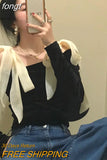 Women Golden Velvet Black Off Shoulder Long Sleeve Slim Autumn Fashion Slash Neck Vintage Bow Solid Elegant Design