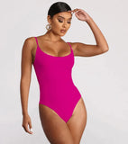 Fongt Vest Female Sling Striped Back Tethered Large-Size Sexy Solid Color Triangle泳suit Bikini