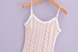 New Spring Stretch Lace Sexy Slim Dress With Buttocks And Bottom Suspenders-Outfit