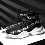 Breathable Men Sneakers High Top Running Shoes for Men Outdoors Walking Sport Shoes Comfortable Mens Shoes