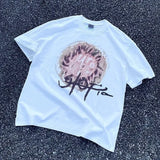 Short Sleeves Latest Album UTOPIA Album Same Printed T-Shirt Hip-Hop High Street Half Sleeves-Outfit