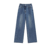 Vintage Blue High Rise Boyfriend Jeans-Outfit