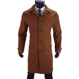 Fongt European Version Of The New Hair, The Man's Coat, The Long Coat Ebay Bursts Of Large Code Single Buckle
