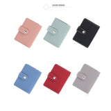 Style New Woman Small Card ID Holders Ladies PU Leather 26 Slots Visiting Card ID Holder