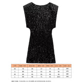 Fongt Women's Beads Dress Dress Sleeveless Party With Cushioned Shoulder Mini Dress Y2K